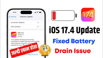 how to fix battery drain iphone | ios 17.4 battery drain issue | ios 17.4 battery drain | iOS 17.4