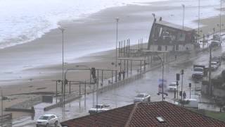 Marejadas en sector de Reñaca