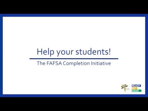 FAFSA portal ad