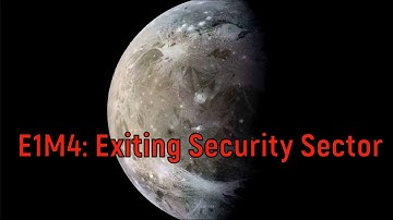 Doom: Base Ganymede walkthrough no commentary E1M4: Exiting Security Sector (There are no secrets)