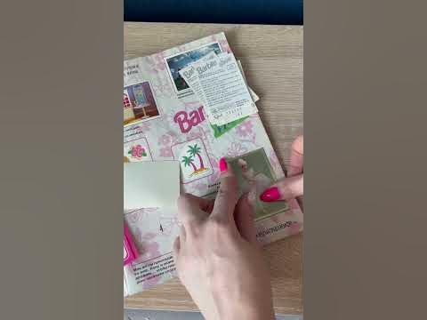 Распаковываю и приклеиваю наклейки в журнал #barbie мода panini #барби ...