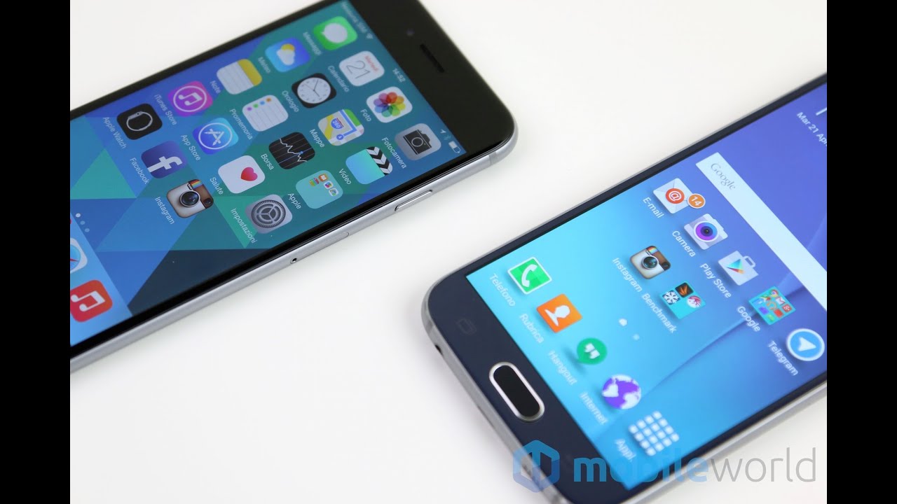 Apple iPhone 6 vs Samsung Galaxy S6, il confronto