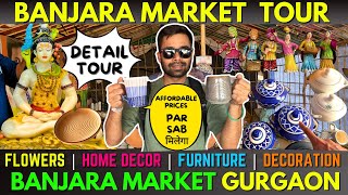 Banjara market gurgaon | kitchen and home decor haul | gurgaon ki banjara market