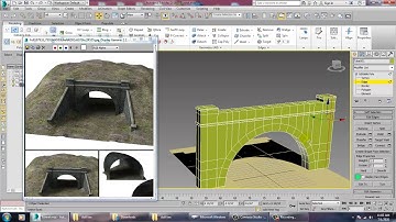 Tutorial on Modeling and Texturing a Train Tunnel in 3dsmax ( part 1)