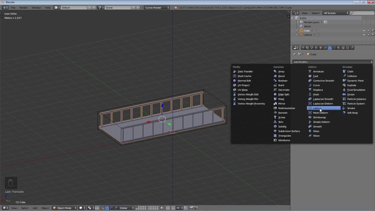Blender моделирование автомобиля