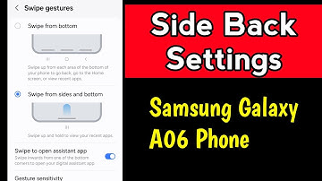 Samsung Galaxy a06 Back Button Setting | samsung a06 Gestures navigation