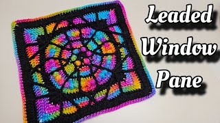 GORGEOUS Crochet Stained Glass Granny Square Tutorial