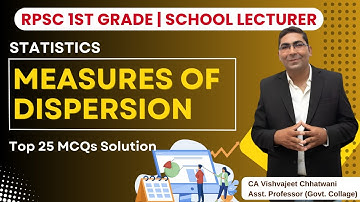 Statistics - Measures of Dispersion# UP TGT # UP PGT # RPSC 1st Grade Commerce School Lecturer