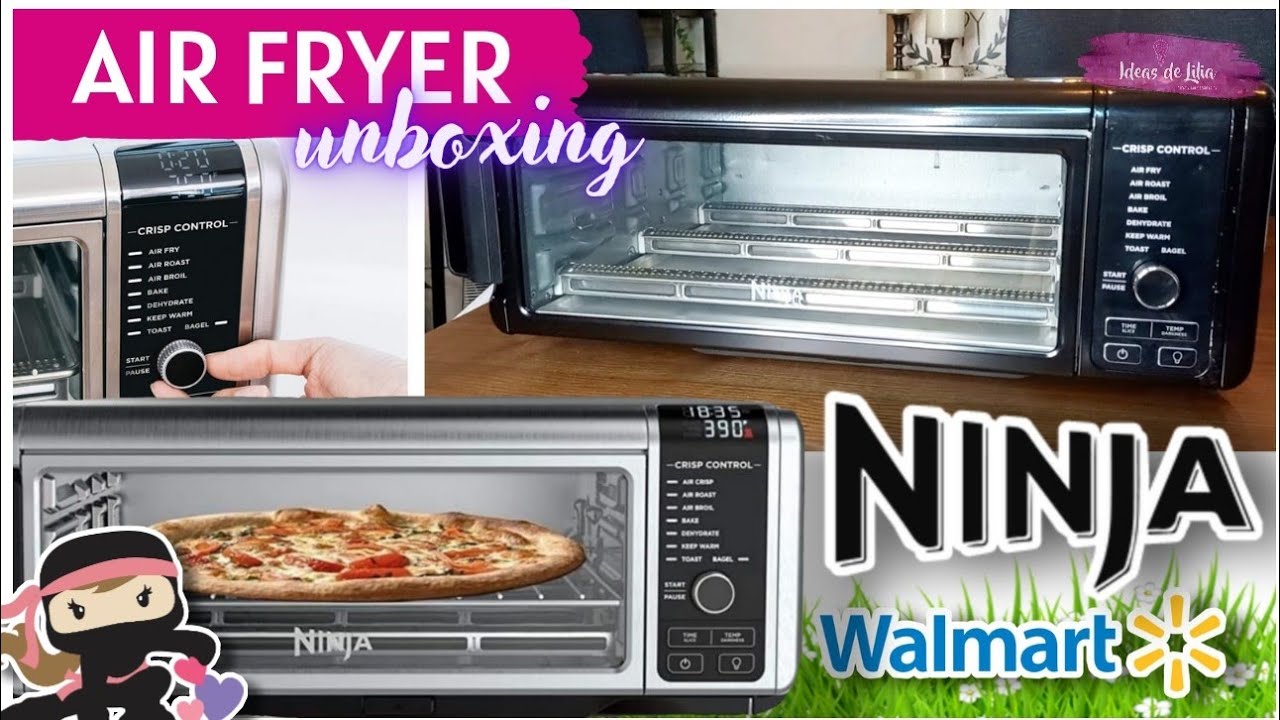 Ninja FT102CO Foodi - Horno digital 9 en 1 para freír al aire, asar al  aire, hornear, bagel, tostar, deshidratar, mantener el calor y recalentar