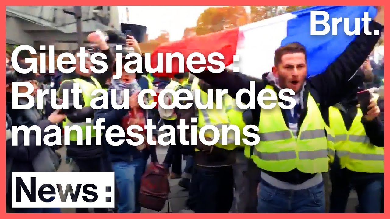 Au cœur de la manifestation des gilets jaunes, heure par heure