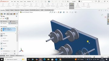 Belt chain mechanism in solidwork  Full video #3d #solidwork #righttech