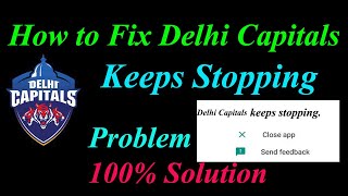 How to Fix Delhi Capitals App Keeps Stopping Error Android & Ios |Apps Keeps Stopping Problem screenshot 3