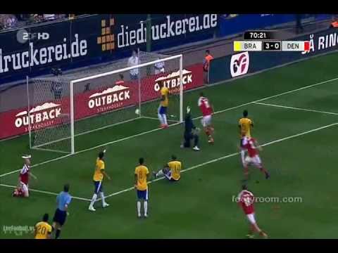  Brazil 3-1 Denmark Goals Highlights HD 26/05/2012