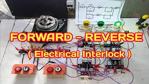 Forward Reverse Electrical Interlock Wiring Tutorial (Tagalog) Basic Motor Control Tutorial