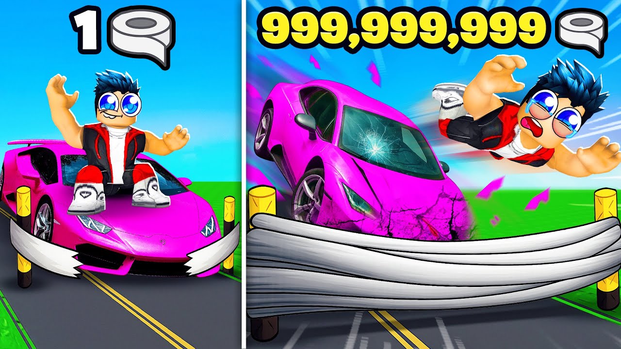 MA NOUVELLE VOITURE contre 1 000 000 DE COUCHES DE RUBAN ADHÉSIF...