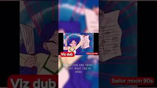 Viz dub vs Dic dub sailor moon 90 anime Episode 1 ~ I loved this moment from the Dic