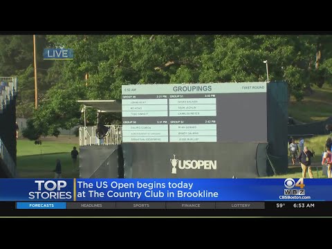 U.S. Open tees off at The Country Club in Brookline