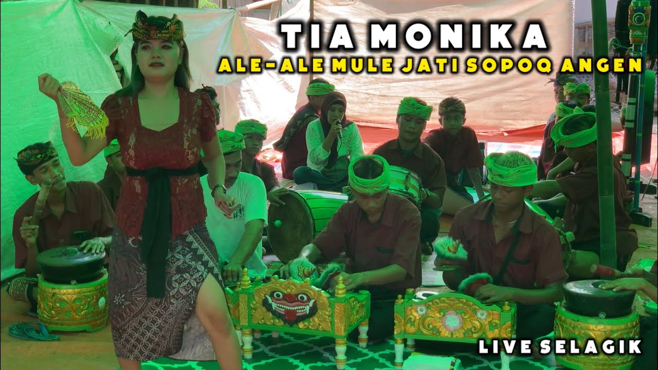 TERBARU TIA MONIKA VERSI ALE-ALE  MULE JATI SOPOQ ANGEN SELAGIK LIVE KEBON TELOK