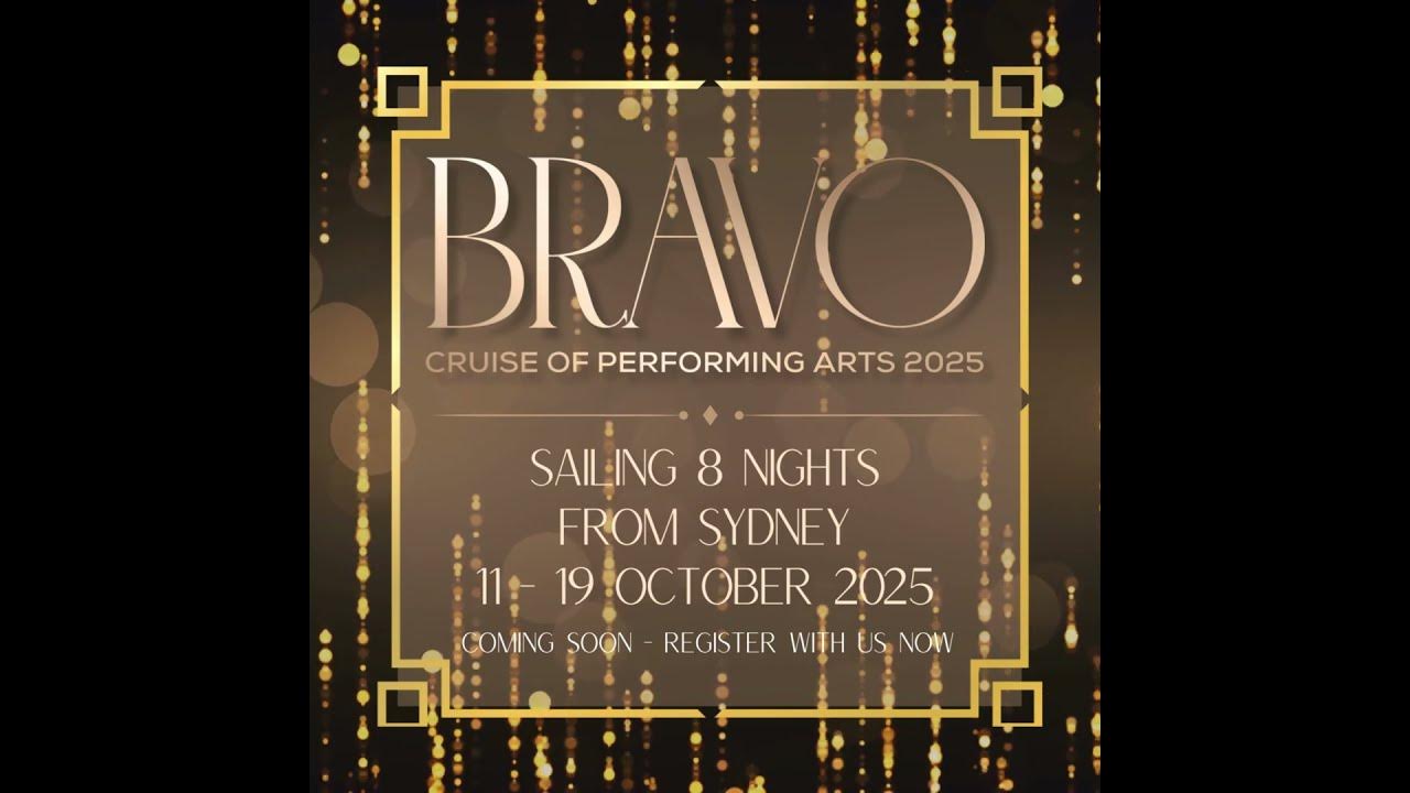BRAVO Cruise of Performing Arts 2025 cruise travel YouTube
