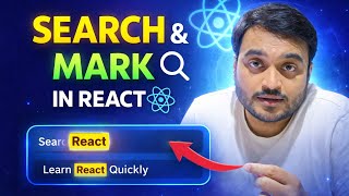 Day-87/100 Search Mark in React || React NextJS Tutorial for Beginners in Hindi