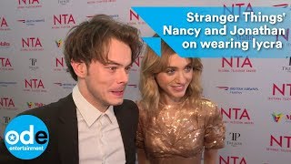 Stranger Things: Charlie Heaton & Natalia Dyer on wearing lycra