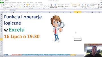 Excel Funkcje i operacje logiczne   zaproszenie 16 Lipca