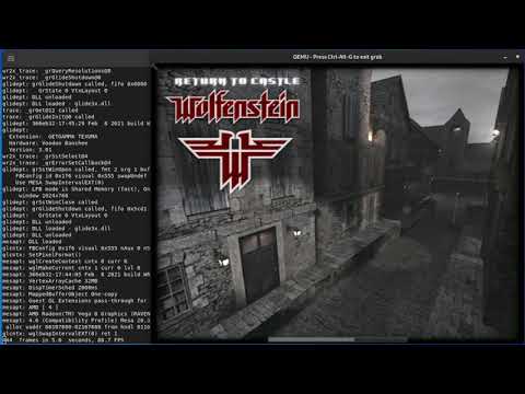 QEMU Windows ME VM Glide/Direct3D/OpenGL Acceleration (Ryzen 2500U 15W TDP)