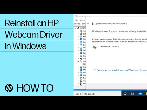 Reinstalling an HP Webcam Driver in Windows | HP Computers | HP Support