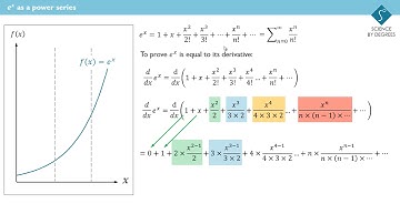 The exponential function as a power series (section 5 video 3)