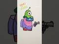 How to Draw Brainslug imposter | Among us #amongus #brainslug # imposter