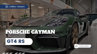 Porsche 718 Cayman GT4 RS,One of The Best Automotive Masterpieces!!