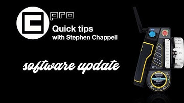 cPRO quick tips by Stephen Chappell - software update