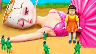 ¿Qué pasó con Bailarina Cappuccina? ¡Brainrot italiano vs muñeca del juego del calamar vs Labubu! screenshot 4