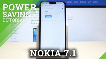 How to Enable Power Saving Mode on NOKIA 7.1 - Battery Saver in NOKIA