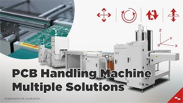 I.C.T | PCB Handling Machine SMT Loader Unloader with Adjustable Track Width in One Step Function