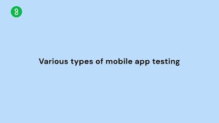 Various Types of Mobile App Testing #testing #mobileapp #shorts screenshot 2