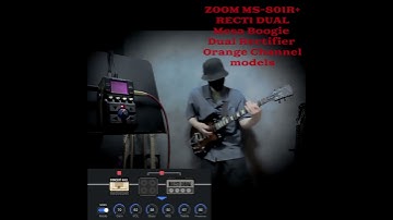 【ZOOM MS-80IR+ "RECTI DUAL"】Mesa Boogie Dual Rectifier Orange Channel modeling. #guitareffects