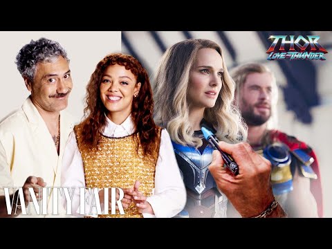 Taika Waititi and Tessa Thompson Break Down 'Thor: Love and Thunder' "Taste The Rainbow" Scene