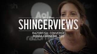 TED's Ronda Carnegie Interview | Razorfish Converge 2013 Shingerview