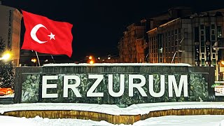 Зимняя прогулка по Эрзуруму под музыку Турция
