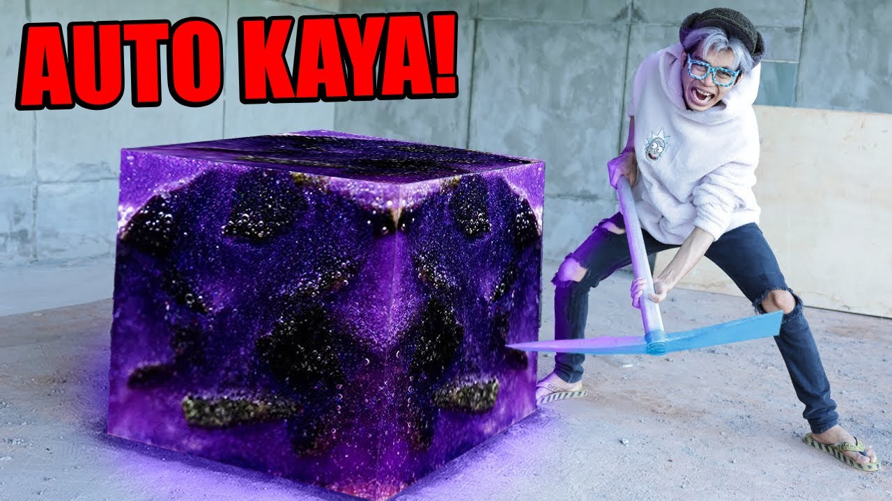 AKU TANPA SENGAJA BELI OBSIDIAN MINECRAFT DI DUNIIA NYATA!!! DI DALAMNYA ADA HARTA KARUN, AUTO KAYA!