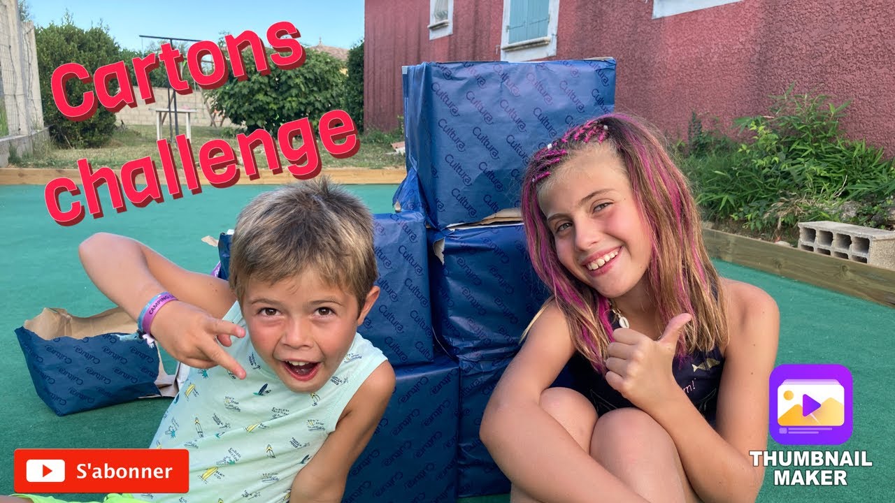 CARTONS CHALLENGE - YouTube
