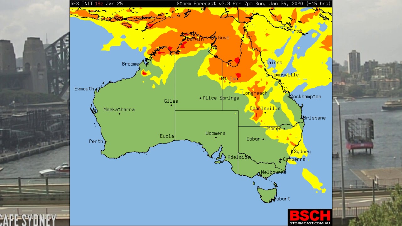 Severe T Storms Tropical Low to form & more rain  January 26