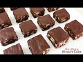 No-Bake Biscuit Cake Bites with Chocolate Fudge: Easy and Delicious Recipe!