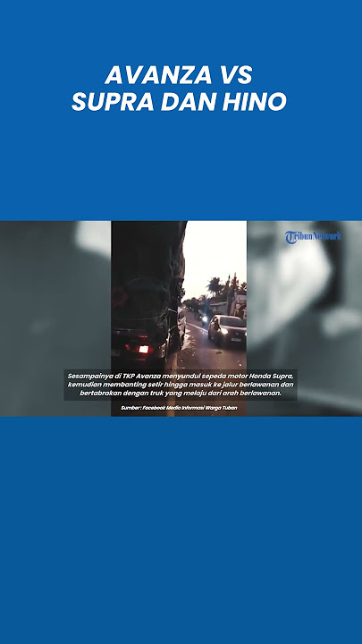 Kecelakaan Beruntun Avanza Seruduk Supra Tabrak Truk, Mantan Babinsa Meninggal
