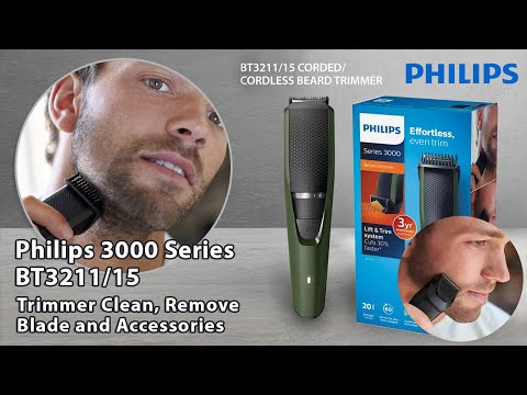 Philips 3000 Series Bread Trimmer BT3211/15, Clean, Remove Blade and  Accessories & Unboxing 