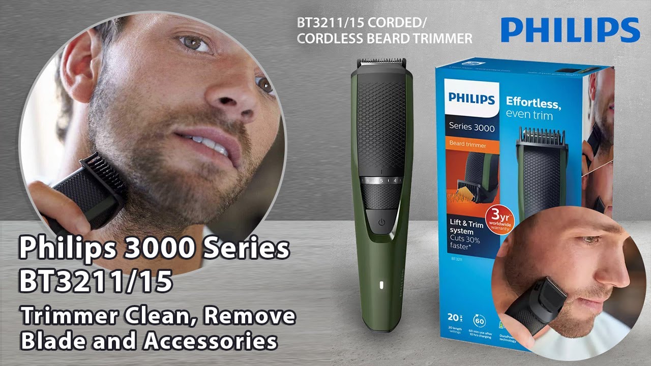 Philips 3000 Series Bread Trimmer BT3211/15, Clean, Remove Blade and  Accessories & Unboxing 