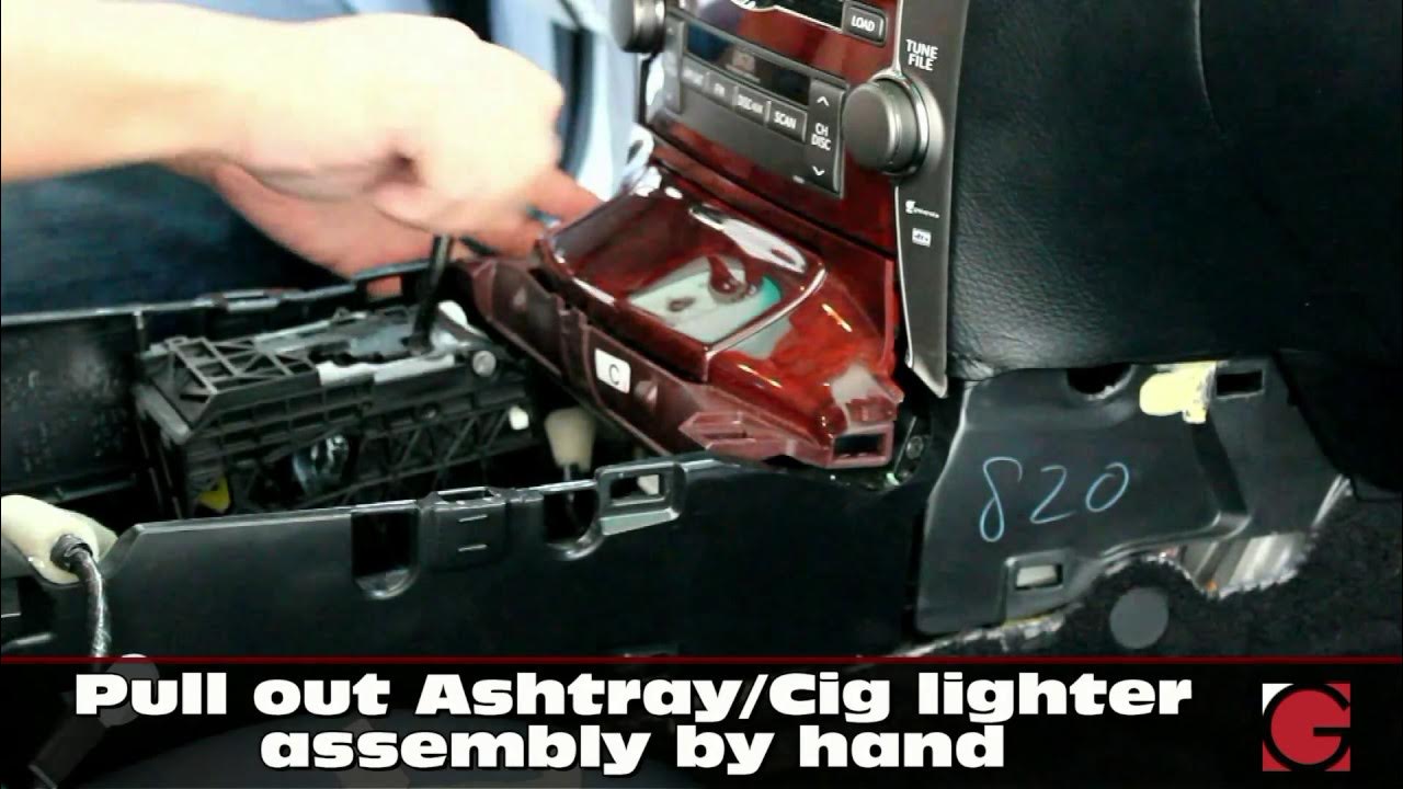 Lexus 2007 2008 2009 LS460 LS600h GROM VLine Installation, car stereo