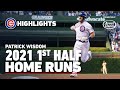 All of Rookie Cubs Infielder Patrick Wisdom's Home Runs from the First Half of the Season