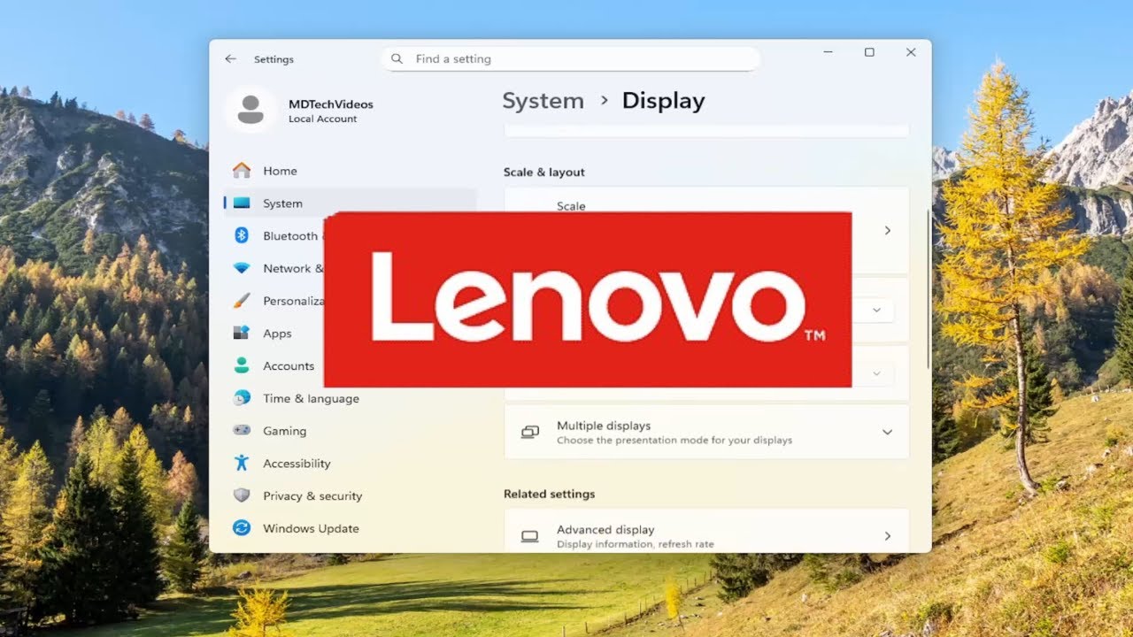 How To Change Display Resolution on Lenovo Laptop [Guide] - YouTube